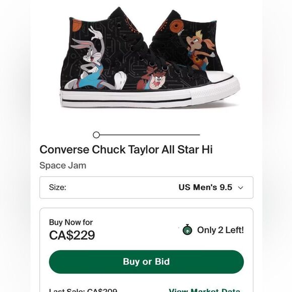 Converse Chuck Taylor 70 High Top ‘A New Legacy’ Looney Tunes Sneakers AS NEW - Picture 15 of 15